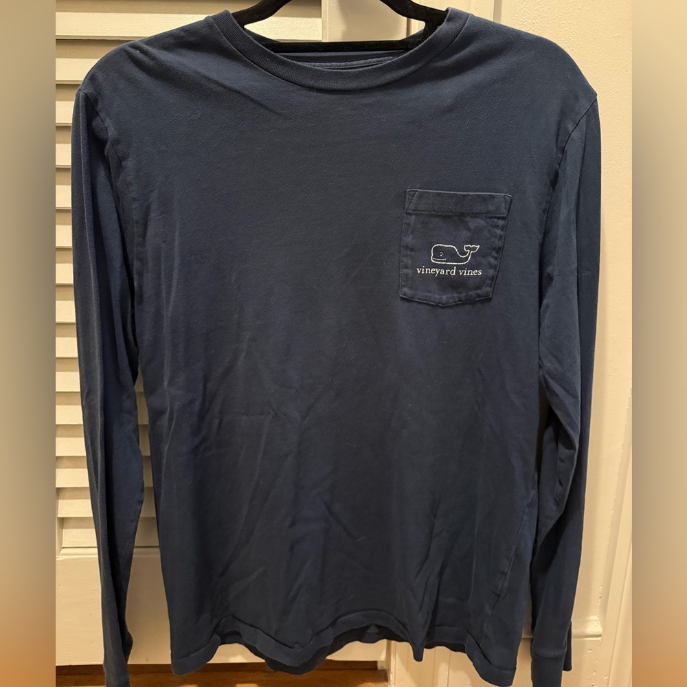 Vineyard Vines Boy’s Navy Long Sleeve Tee